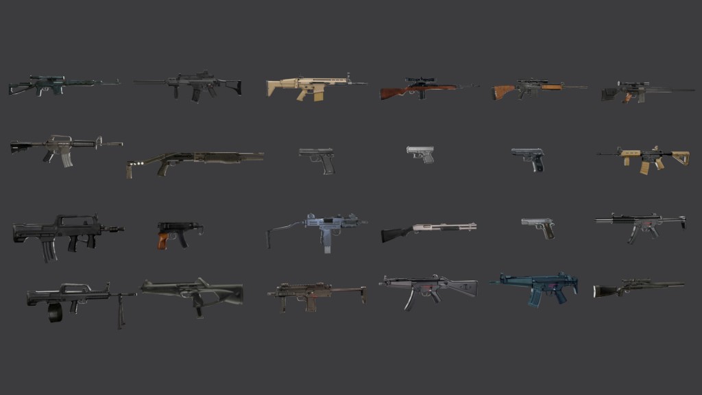 Low Quality Weapon Pack preview image 1